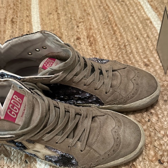 Golden goose midstars- sequin, blue, and pink - Picture 2 of 8